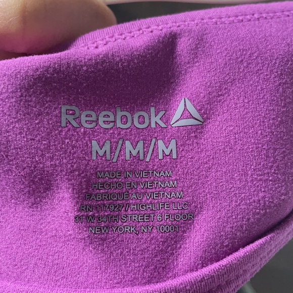 Purple Reebok Exercise top - Picture 3 of 3